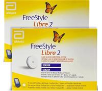 Pack of 2_Abbott Freestyle Libre 2 Sensor for diabetes monitoring CGM for UK
