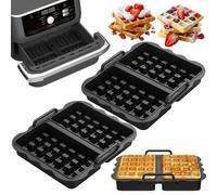 Pack of 2 Air Fryer Ninja Waffle Maker Reusable Silicone Baking Mould Accessories for Ninja Af500EU Belgian Waffles Air Fryer Accessories