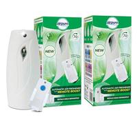 Pack of 2 Airpure Automatic Air Freshener Unit with Remote Boost (Refills not included)