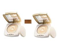Pack of 2 Anew transforming 2 in 1 compact serum infused swirl foundation - Earth - 2 x 11g
