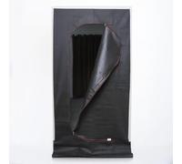 Pack of 2 Anti Dust Door Cover Zipper Sheets for Decorating and Painting Size 220 cm X 110 cm with Double Puller, Heavy Duty Polypropylene Fabric Door Protective Drop Cloth Sheet for DIY Projects