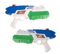 Pack of 2 Aqua Pump Water Gun Toy 300ml - Powerful Long Distance, Large Guns, Soaker Blaster, Summer, Pool, Beach Party Toy, Swimming, Water Fight, For Kids & Adults