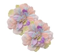 Pack Of 2 Artificial Floral Curtain Holder Buckles Elegant Window Drapery Tiebacks Clips Clamp Window Accessories Decors Metal Clip Curtain Ties