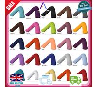 (Pack of 2 Assorted colours) V Shaped pillows Back Neck Support pillow case
