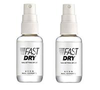 Pack of 2 Avon Nail Experts Fast Dry Nail Setting Spray - 60 seconds to touch dry - 2 x 50ml