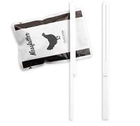 Pack of 2 - Bag Squeezer | Scraper / Squeezer for Wet Food Bags | White | Dishwasher Safe Emptying Aid for Wet Food in Sauce or Jelly | Empty the Bags without Residual