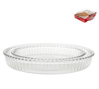 Pack Of 2 Baking Tins Brand Pasabahce Line Borcam Cm26/32