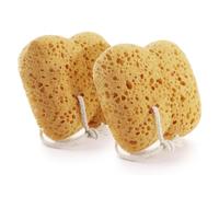Pack of 2 bath sponges, body sponge with dense foam for women and men, loofah sponge, larger exfoliation for gentle thorough cleaning, suitable for dry skin, sensitive skin