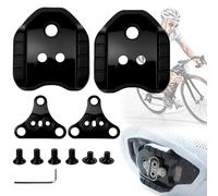 Pack of 2 Bicycle Cleats Adapter, SPD Plate Adapter, Bicycle Shoes Clips, Click Pedals SPD with Cleats, with Screws, Compatible with SPD-SL Pedals/SM-SH10 SH11 SH12, for Road Bike MTB
