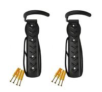 Pack of 2 Bicycle Wall Mount Hooks, Bicycle Stand Garage Heavy Duty, Bicycle Hanger for Garage, Indoor Bicycle Storage, Hanging