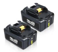 Pack of 2 BL1850B 5.0Ah Li-Ion Replacement Battery for Makita Battery 18 V Compatible with Makita 18 V Battery BL1860B BL1830B BL1840 BL1845 BL1830 194205-3 LXT-400 with LED Display