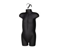Pack of 2 Black Matt Kids 47cm 939 Hanging Body Mannequin Form Torso Display Bust