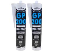 (PACK OF 2) BLACK Silicone Sealant Bond it GP200 mould resistant bathroom glazing sealant