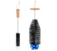 Pack of 2 Bottle Brushes Compatible with Sodastream Bottle Cleaner Brush, Glass Bottles Cleaning Brush for Glass Carafe Drinking Bottles Soda Bottles Bottle Brush Sponge Brushes