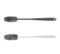 Pack of 2 Bottle Cleanings Brush Suitable for Narrow Neck Beer Bottle Reusable Silicone Brush for Sports Bottles Long Handle Cup Brush