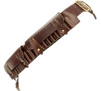 (Pack of 2) British Victorian Era Martini-Henry Leather Ammunition Bandolier (Brown, One Size)