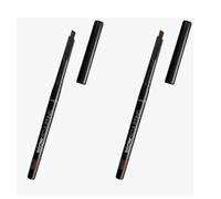 Pack of 2 Brow Sculpting Pencils - for a well-shaped brow - no sharpener needed - Dark Brown - by Avon