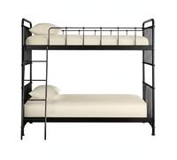 Pack of 2 Bunk Bed Sheets 2ft6 Small Single - Percale Bunk Sheets 25cm Deep Pocket, Soft Easy Care Microfiber Fitted Sheets, Breathable Non-Iron for Bunk Beds (76×190cm) (Cream)