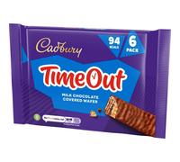 (Pack Of 2) Cadbury Timeout Wafer Chocolate Biscuit x6 108g