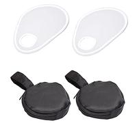 Pack of 2 Camera Flash Diffuser, Flash Diffuser, Portable Foldable with Storage Bag, for SLR Camera Lenses, Lens Accessories