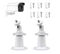 Pack of 2 Camera Outdoor Wall Mount, Ring Camera Mount, Camera Mount 360° Adjustable Indoor Stand Socket Accessories for Eufycam 1/2/2C/2C Pro/3C, Arlo, and Eufycam Compatible Models