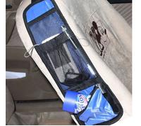 PACK OF 2 Car Multi Side Pocket Seat Storage Hanging Bag Organise Pouch - Blue