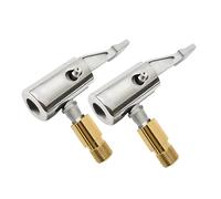 Pack of 2 Car Valve Adapter, Car Valve Lever Plug Air Chucks, Easy Portable Valve Extension Lever Plug, Valve Extension E Scooter, Air Pump Clip for Bicycle Car Tyre Inflator Connection