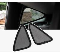 Pack of 2 Car Window Sun Shade for Tesla Model 3 X Y Sun Protection Accessories Triangle Protection Model Three Matte Blind Rear Window Sun Protection Net Covers (For Model Y)