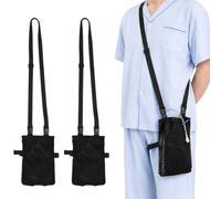 Pack of 2 Catheter Bag, HOVCEH Concealed Urine Bag Bag, Urine Drainage Bag Holder with Adjustable Strap, Invisible Slot, Washable Concealed Catheter Bag Cover for Everyday and Outdoor Use