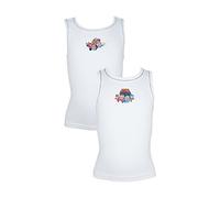 Pack of 2 CBeebies Boys Go Jetters Cotton Vests 18 - Team Go 3-4 Years / 104 cm