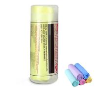 Pack of 2 Chamois Leather Car Cleaning Cloth, Natural Deerskin Cleaning Cloth, Super Absorbent Soft Car Cleaning Cloths, for Car Care, Window, Mirror, Pet Hair (2 Pieces (66 x 43 cm)