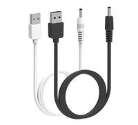 Pack of 2 Charging Cables Compatible with Foreo Luna/Bear/Ufo/Iris/Issa 2 mini/luna 3 Charger Dock Cable 1 m, Replacement Charging Stand Cable Accessories