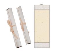 Pack of 2 Chinese Calligraphy Scrolls, 93 x 32 cm, Scroll Rice Paper, Chinese Scroll Calligraphy, Empty Hanging, Empty Painting Scroll, for Chinese Calligraphy, Painting