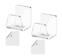 Pack Of 2 Clear Acrylic Dish Sponge Rack For Kitchen Sinks Waterproof Storage Shelf Rustproof Bathroom Sponges Holder Rustproof Sponge Rack