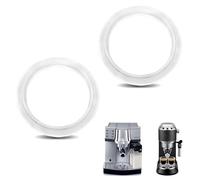 Pack of 2 Coffee Machine Seal Compatible with De'Longhi Coffee Machine, Silicone Seal, ID Diameter 47 mm, Compatible with DeLonghi EC680/EC685/EC785/EC885/EC850/EC860 Brewing Group Brewing Head Seal