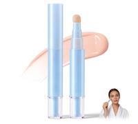 Pack of 2 Concealer Dark Circles, 2 in 1 Face Highly Pigmented, Foundation Stick, Concealer Pen and Brightener, Moisturising, Concealer Pen for Dark Circles, Redness and Pimples (Light Pink)
