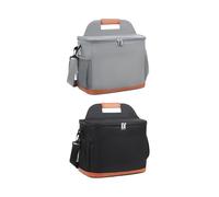 Pack of 2 Cool Bag Lunch Box, 13 L Lunch Bag for Food, Warm/Cold Hold Function for Lunch Box, Portable Picnic Bag, Lunch Bag, Insulated Thermal Bag for Beach, Work, Travel 29.5 x 19.5 x 25 cm (H)