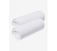 Pack of 2 Covers for Cots & Co-Sleeping Cribs, in Organic Cotton* white