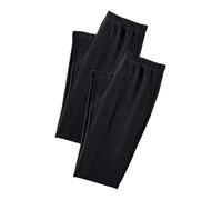 Pack of 2 Cropped Leggings Black