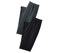 Pack of 2 Cropped Leggings Black