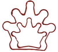Pack of 2 Crown Tiara Cookie Cutter Set |Queen’s Platinum Jubilee 2022 Party Supplies & Decorations | Queen & King Crown Biscuit Cake Molds Craft DIY Pastry Baking Mould (Set B)