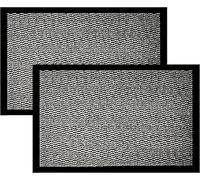 Pack of 2 Door Mat Barrier Mat Non Slip Rubber Mats Washable Heavy Duty | Floor Mats Kitchen Rugs Dirt Trapper Doormat Entrance Rug Shoes Scraper Super Absorbent Carpet (Grey, 60 X 120 (Pack of 2)