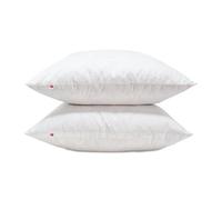 Lancashire Textiles Cushion Pads Generously Filled With Ethically Sourced Duck Feathers Encased In Pure Cambric Cotton Cover - Pack of 2 24” x 24” (60 cm x 60 cm)