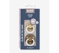 Pack of 2 Dummies, BIBS Colour, Size 2 from 6 to 18 mo. beige