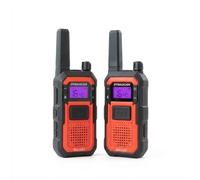 Pack of 2 Dynascan Rugged PMR446 Walkie-Talkies A set of two robust PMR446 two-way radios designed for professional use, IP67-certified, with a long