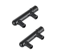 (Pack of 2) EFIELD 2 Outlets Closed Poly Pex Manifold: 3/4 Trunk, 1/2" Ports (2 Outlets), ASTM F2159