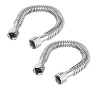 (Pack of 2) EFIELD 24-inch 1" FIP X 1" FIP Flexible Stainless Steel Corrugated Hose Connector for Water Heater, Water Softener,(HOSE042)