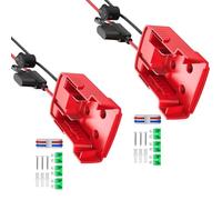 Pack of 2 Electric Wheel Adapter 18V Battery Converters 30 A Fuses 12AWG Wire for 18V Battery Adapter Project