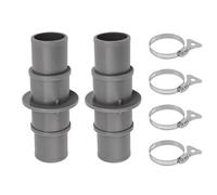 Pack of 2 Erosion Resistant Pool Vacuum Hose Adapters Easy Connection Adapter for 1/4 or / 2 Inch Hoses Vacuum Adapter