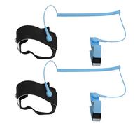 Pack of 2 ESD Foot Heel Straps, Adjustable Antistatic Heel Earth with Wrist Straps for Laboratory Manufacturing, Anti-Static Heel Grounding Strap,